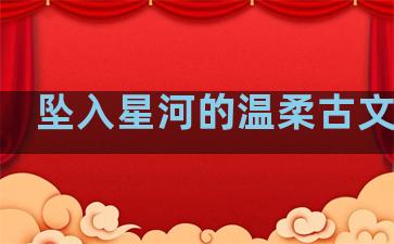 坠入星河的温柔古文句子